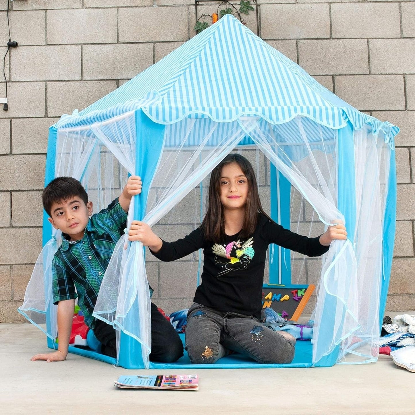 Kids Play Tent House – Indoor & Outdoor Foldable Princess Play Tent for Children