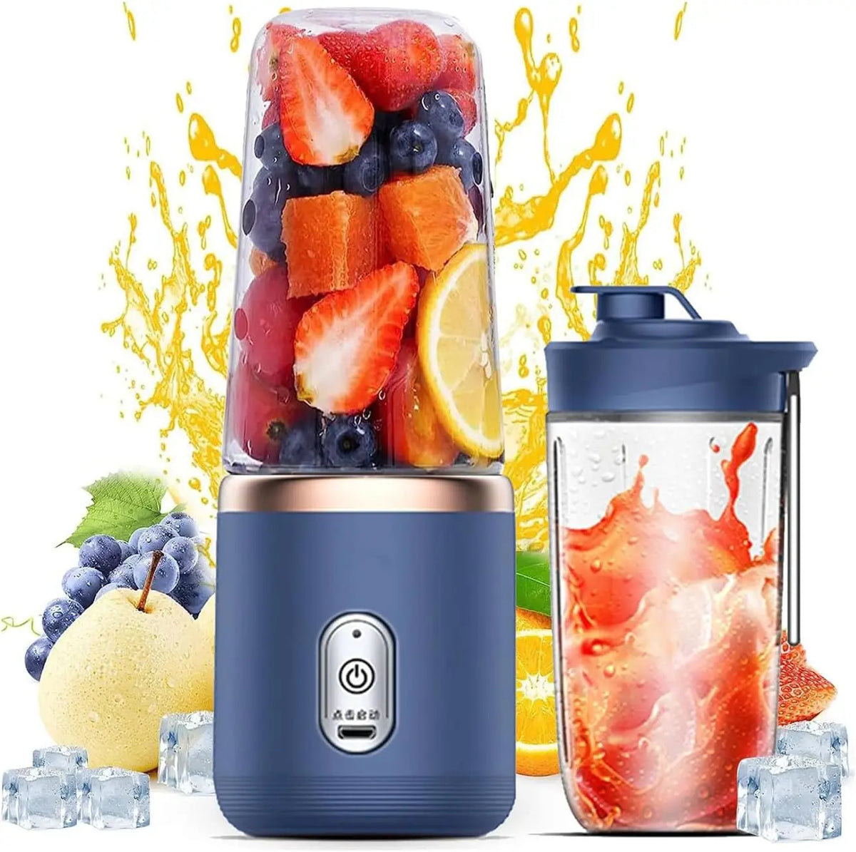 2 in 1 Rechargeable Portable USB Juicer