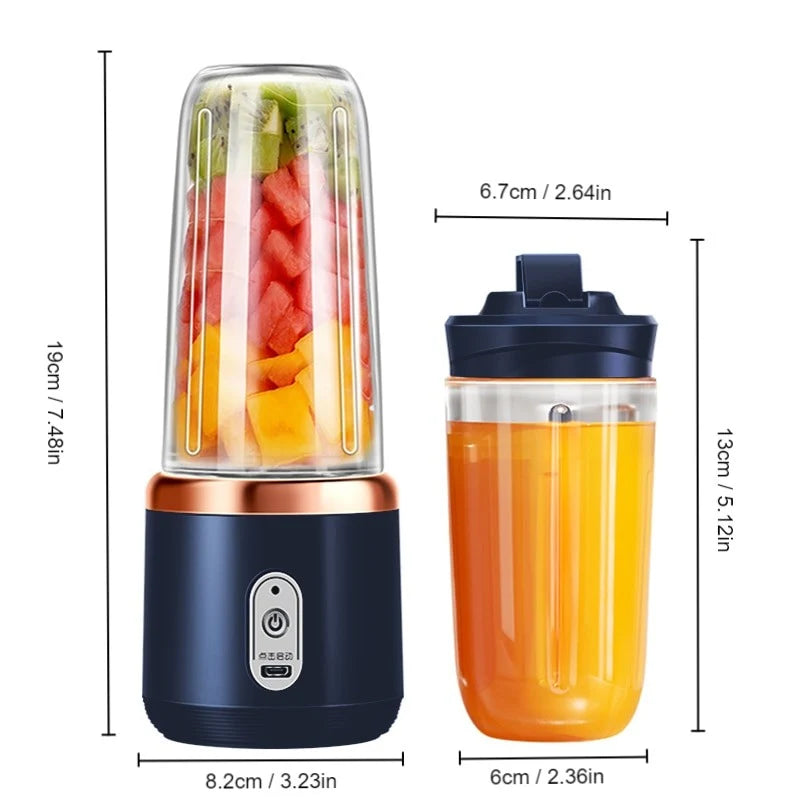 2 in 1 Rechargeable Portable USB Juicer
