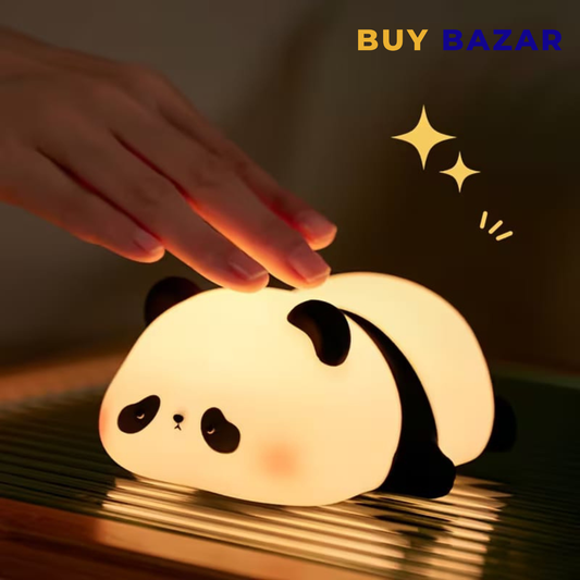 Panda LED Desk Lamp – Rechargeable Touch Control Night Light for Kids & Bedroom