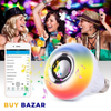 Bluetooth RGB LED Music Bulb Speaker – Wireless Color Changing Light with Built-in Bluetooth Audio Speaker