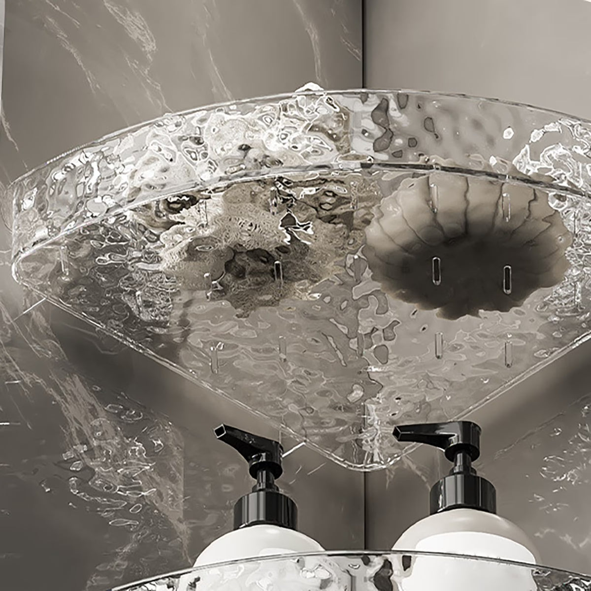 Luxury Suction Shelf – Wall Mounted Corner Shower Organizer | Free Shipping