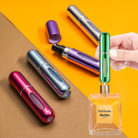 Portable Mini Refillable Perfume Atomizer – Travel Size Fragrance Spray Bottle 5ml for Easy Carry