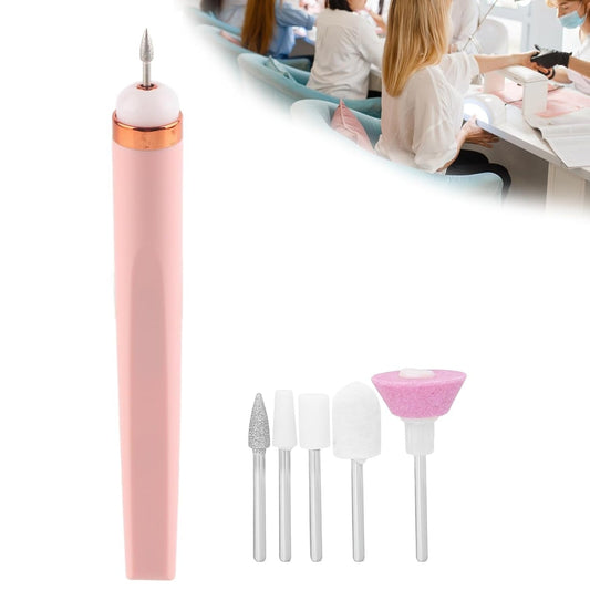 Rechargeable Electric Nail Drill Machine Kit with Multiple Attachments