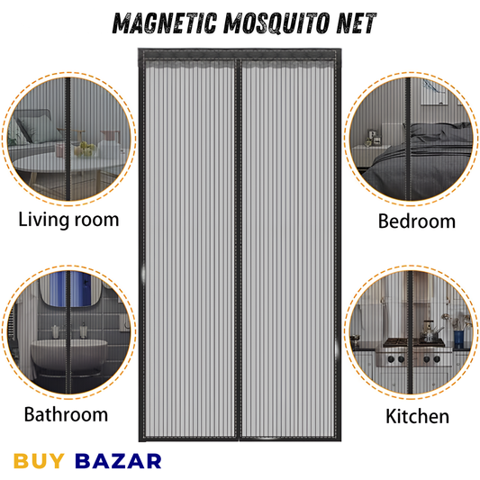 Magnetic Mosquito Net Door Curtain – Hands-Free Anti-Insect Mesh Screen for Home