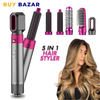5-in-1 Hot Air Hair Styler & Dryer Brush Set – Multi-Attachment Hair Styling Tool for Drying, Curling & Volume