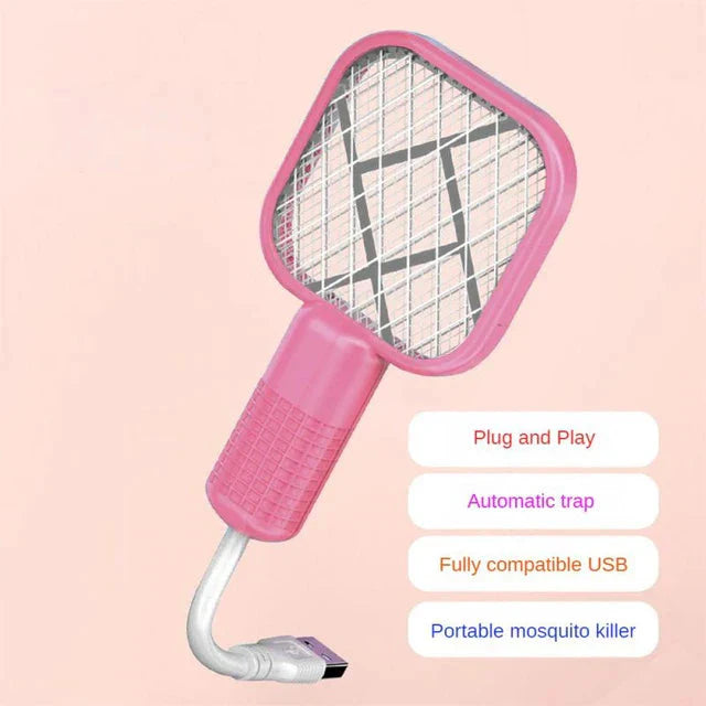 Mini Portable USB Electric Mosquito Racket