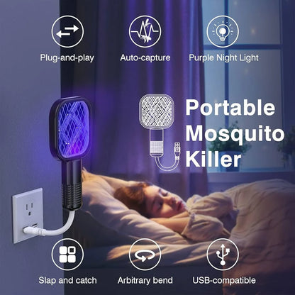 Mini Portable USB Electric Mosquito Racket