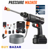 Cordless Pressure Washer Gun – Portable High Pressure Water Spray Gun with Battery, Hose & Multi Nozzle Kit for Car Wash & Home Cleaning