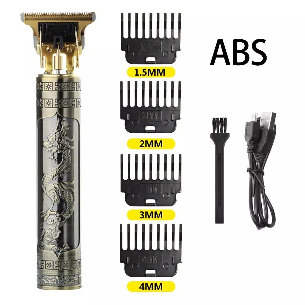 T9 Electric Hair Trimmer – Cordless Rechargeable Beard & Hair Clipper with Metal Body for Men Grooming
